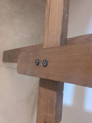 Caballete de madera para pintar