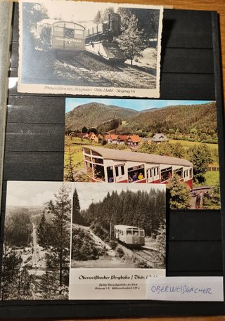 Lote Postales Antiguas Funiculares Trenes