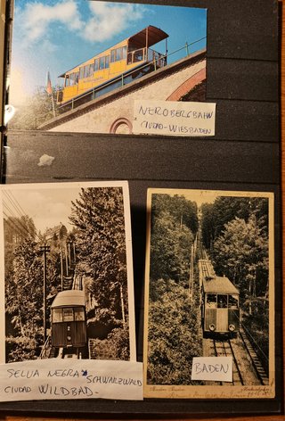 Lote Postales Antiguas Funiculares Trenes