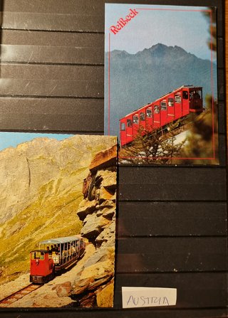 Lote Postales Antiguas Funiculares Trenes