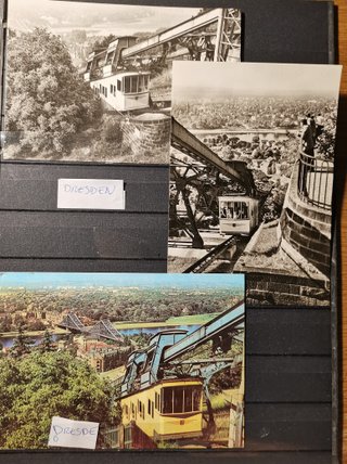 Lote Postales Antiguas Funiculares Trenes