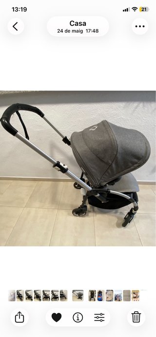 Bugaboo Bee 6 + capazo + accesorios