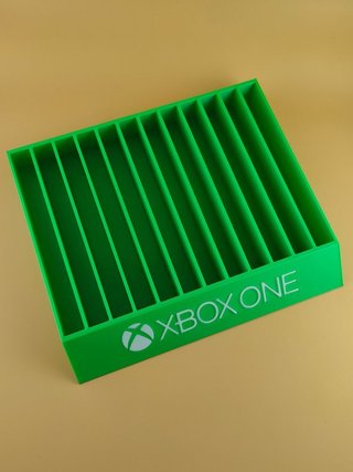 Expositor Xbox One para 12 juegos - Impreso en 3D