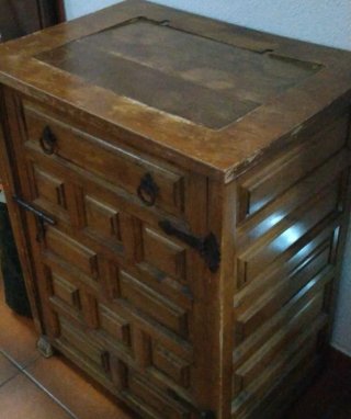 Máquina de coser antigua Wertheim