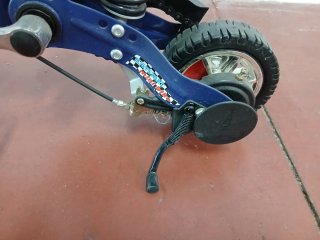 Mini Bicicleta Plegable Azul