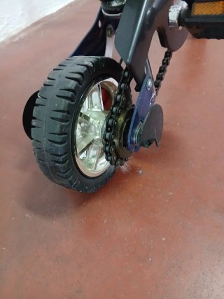 Mini Bicicleta Plegable Azul