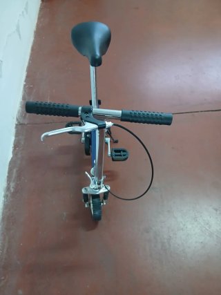 Mini Bicicleta Plegable Azul