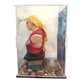 Busto Ken Masters Street Fighter LED Teca