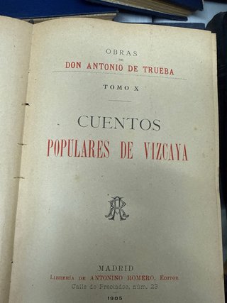 10 ud. De Cuentos antiguos.