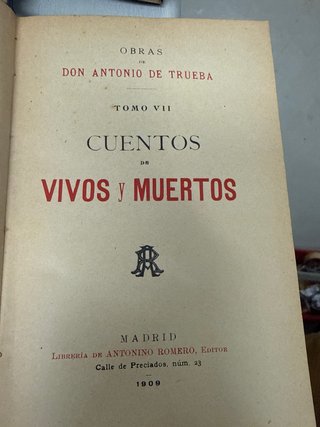 10 ud. De Cuentos antiguos.