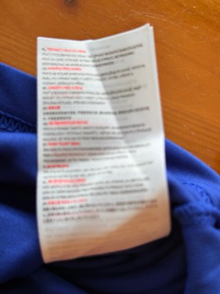 Camiseta deportiva Craft azul talla XS