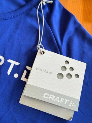 Camiseta deportiva Craft azul talla XS