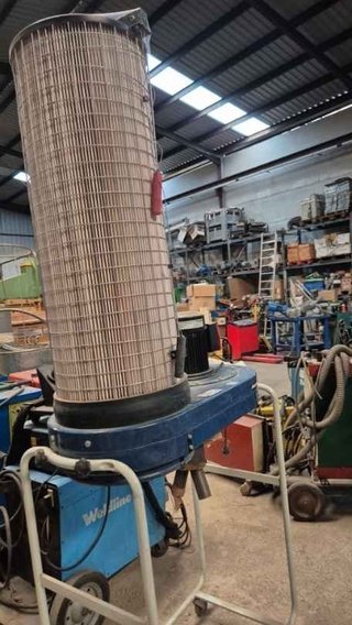 TURBINA DE RECOJIDA DE POLVO CON FILTRO