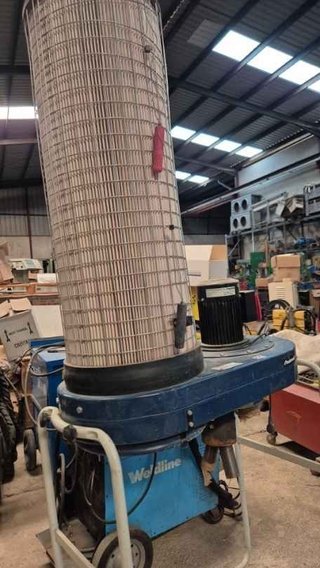TURBINA DE RECOJIDA DE POLVO CON FILTRO