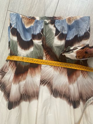 Vestido de fiesta largo estampado