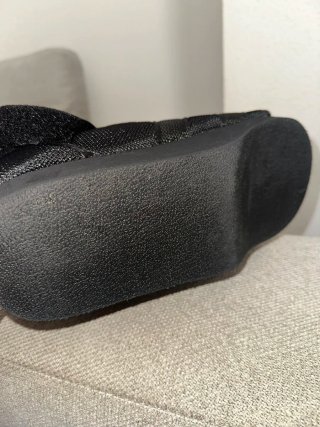 Botas ortopédicas negras/ zapatos postoperatorio