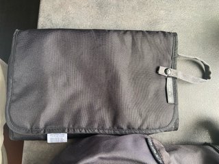 Bolso Carro Bebé Negro con Estrellas
