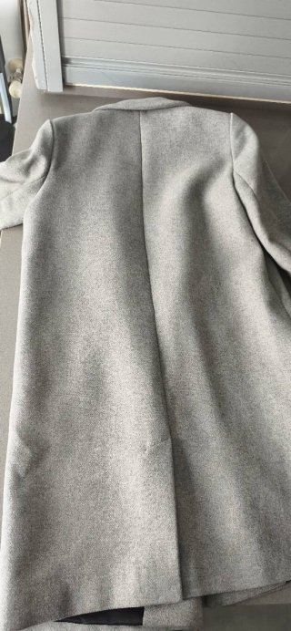 Abrigo gris Zara