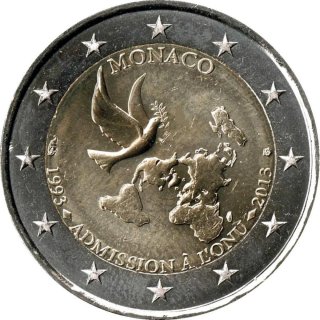2 € Mónaco 2013 Conmemorativa Paloma Paz