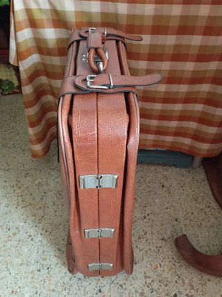 Maleta Muestras Vintage Marrón 80x60