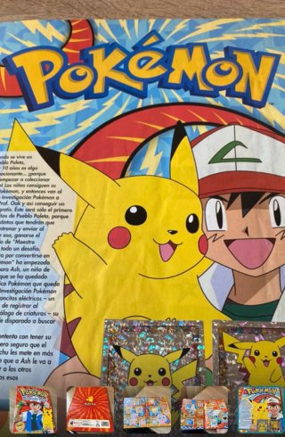 Álbum Cromos Pokemon Completo 1999