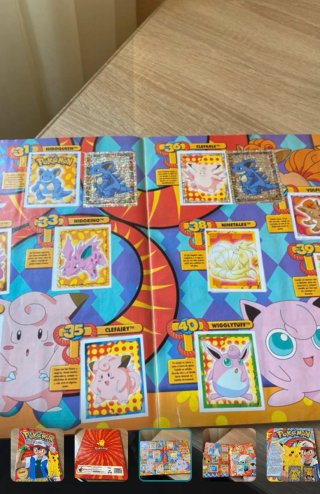 Álbum Cromos Pokemon Completo 1999