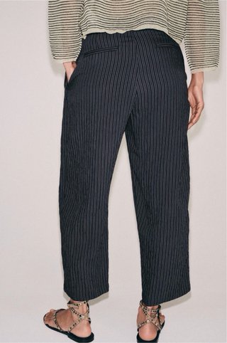 Pantalón pareo de Zara rayas