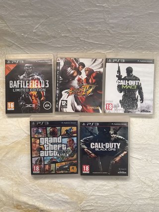 Lote 5 giochi PS3 con manuali