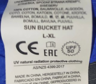 Sombrero Buff Sun Bucket Hat Talla L