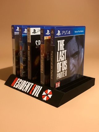 Espositore Resident Evil per giochi PS5 e PS4