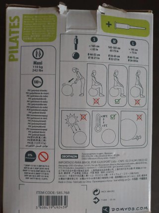 Balón Fitball Domyos Pro 65 cm Antiburst – Nuevo
