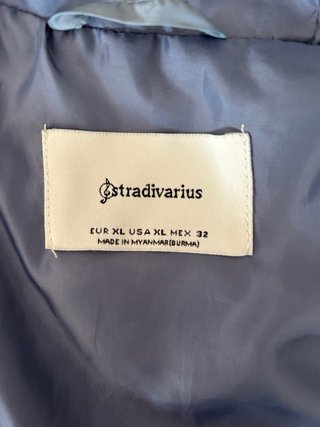 Plumífero Stradivarius gris