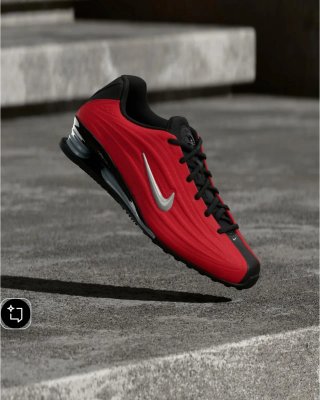 Tenis Nike Shox R4 Negro Azul