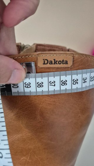 Botas de piel auténtica Talla 39