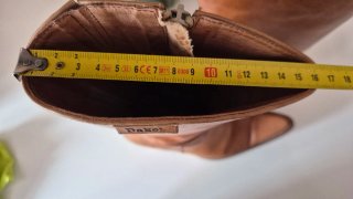 Botas de piel auténtica Talla 39