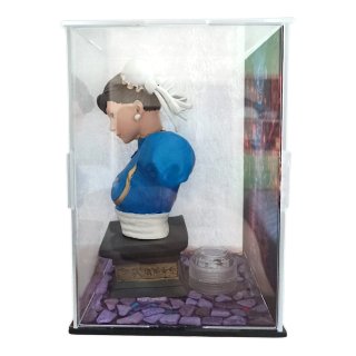 Chun-Li Street Fighter busto 3D dipinto LED