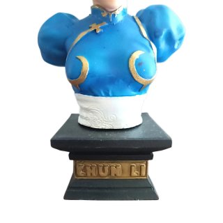 Chun-Li Street Fighter busto 3D dipinto LED