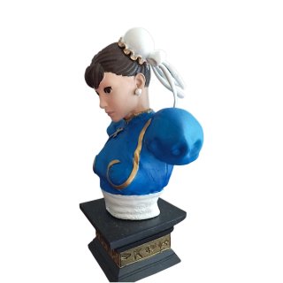 Chun-Li Street Fighter busto 3D dipinto LED