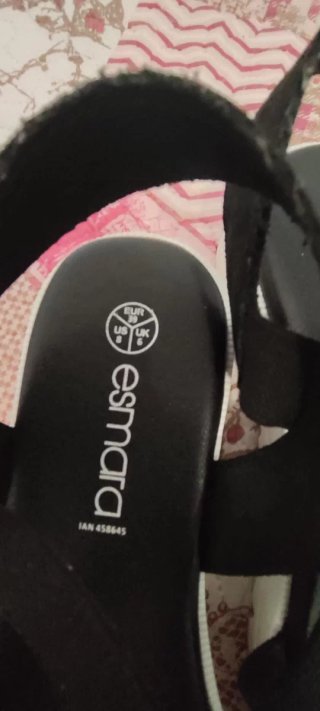 Sandalias Esmar Talla 39 Negras
