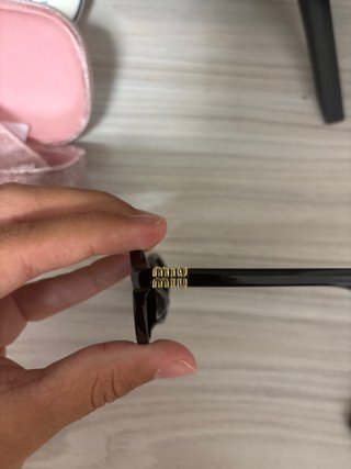 Occhiali da sole Miu Miu neri