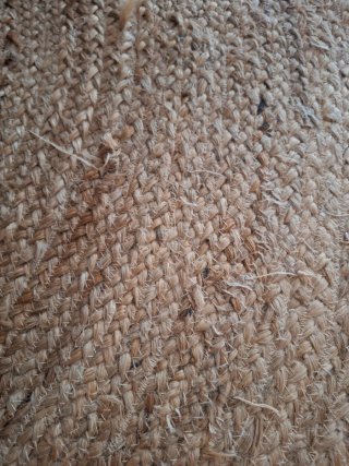 Alfombra Redonda Yute Beige/Marrón