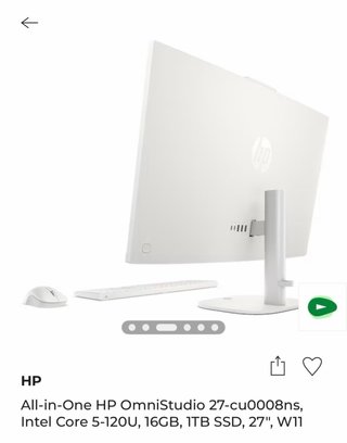 HP OmniStudio X 27 Copilot+ PC Nuevo