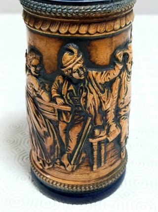 Caneco alemão de cerveja 50cl Gerz grés e estanho