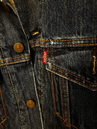 Chaqueta Levis Borrego Hombre Azul