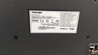 Televisor Toshiba 32 Negro y Plata