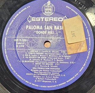 Vinilo Paloma San Basilio - Donde Vas