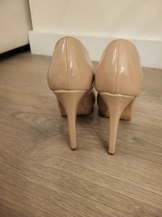 Zapatos MARYPAZ tacón plataforma  beig
