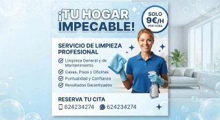 Servicio de Limpieza  de Confianza - 9€/h