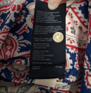 Camisa Tommy Hilfiger Mujer Estampada