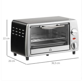 Horno Eléctrico Sobremesa 10L 750W